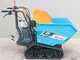Brouette motoris&eacute;e &agrave; chenilles EuroMech EM400H-Dump - Caisson dumper avec charge de 400 Kg