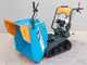 Brouette motoris&eacute;e &agrave; chenilles EuroMech EM400H-Dump - Caisson dumper avec charge de 400 Kg