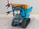 Brouette motoris&eacute;e &agrave; chenilles EuroMech EM400H-Dump - Caisson dumper avec charge de 400 Kg