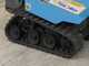 Brouette motoris&eacute;e &agrave; chenilles EuroMech EM400H-Dump - Caisson dumper avec charge de 400 Kg