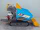 EuroMech EM500H-Dump &amp; Shovel - Brouette motoris&eacute;e dumper hydraulique 500 kg avec godet de chargement - Transmission hydrostatique