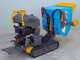 Brouette motoris&eacute;e EuroMech EM500L-Dump &amp; Shovel - Caisson dumper hydraulique 500 kg avec pelle