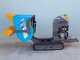 Brouette motoris&eacute;e EuroMech EM500L-Dump &amp; Shovel - Caisson dumper hydraulique 500 kg avec pelle