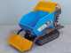 Brouette motoris&eacute;e EuroMech EM500L-Dump &amp; Shovel - Caisson dumper hydraulique 500 kg avec pelle