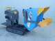 EuroMech EM500L-Dump &amp; Shovel - Brouette &agrave; chenilles hydraulique 500 kg avec benne dumper et godet frontal - Transmission hydrostatique