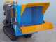 EuroMech EM500L-Dump &amp; Shovel - Brouette &agrave; chenilles hydraulique 500 kg avec benne dumper et godet frontal - Transmission hydrostatique