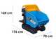 Brouette EuroMech EM500L-Dump - Caisson dumper hydraulique 500 kg