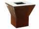 Top Line Gringo B038 - Barbecue &agrave; bois en corten