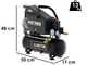 BlackStone LBC 09-15 - Compresseur &eacute;lectrique portatif - R&eacute;servoir 9 Litres - Pression 8 bar