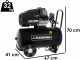 BlackStone LBC 50-30V - Compresseur d'air &eacute;lectrique - Cuve de 50 L - moteur 3 CV