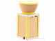 Moulin &agrave; farine Komo KoMoMio Jaune en bois de h&ecirc;tre - Moteur de 400 watts