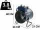 BullMach BM-EFH 3RS - G&eacute;n&eacute;rateur d'air chaud &eacute;lectrique avec ventilation - 3kW
