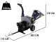 BullMach ZEUS 200 BH-LE - Broyeur thermique tractable  - Loncin 420cm3 avec d&eacute;marrage &eacute;lectrique