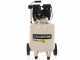 BlackStone V-SBC50-10 - Compresseur d'air silencieux oilless - Moteur 1 CV - 50 L Vertical