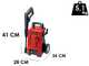 Einhell TC-HP 130 - Nettoyeur haute pression &agrave; froid compact et portatif - 130 bars - d&eacute;bit 390 L/h
