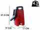 Einhell TC-HP 90 - Nettoyeur haute pression &agrave; eau froide portatif - 90 bar max - d&eacute;bit 372 l/h