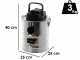 Aspirateur &agrave; cendres bidon Batavia - capacit&eacute; 12 L - SANS BATTERIE NI CHARGEUR