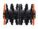 Worx WG441E - Nettoyeur d'ext&eacute;rieur &agrave; batterie - Batterie de 20V - 4Ah - 2 brosses incluses