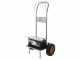 Peigne vibreur &eacute;lectrique &agrave; batterie Oliviero Flex Basic t&eacute;lescopique, perche aluminium 240 cm