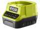 Soffleur sans fil compact RYOBI R18TB-0-18V - 4Ah - flux d'air de 200 km/h