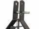 Lame niveleuse pour tracteur Blackstone B-GB 140 &agrave; rotaton simple 360&deg; et bras orientable
