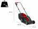 Castelgarden XE 40 - Tondeuse &agrave; gazon &eacute;lectrique - 1400W - Coupe de 38&nbsp;cm