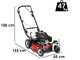 Tondeuse mulching tract&eacute;e Marina Systems GRINDER ZERO SH - Coupe 52cm - moteur Honda GCVx 200 - double lame mulching