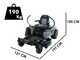 Tracteur tondeuse &agrave; batterie EGO ZT4201E-L Z6  - 56V - 40Ah - Z&eacute;ro rayon de braquage