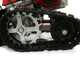 Benassi T750 HD - Tondeuse d&eacute;broussailleuse &agrave; couteaux sur chenilles - Honda GX390