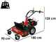 Benassi T750SP - Tondeuse d&eacute;broussailleuse professionnelle &agrave; couteaux - Honda GX270