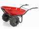 Brouette &eacute;lectrique avec roues traktor Geotech CAR 260T-100 - Batterie de 40V et 6 Ah