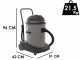 Comet CVP 278 P - Aspirateur multifonction - 78 L - S&eacute;rie Professionnelle
