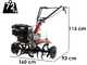 Benassi BL106C - Motobineuse &agrave; essence 7 CV - Moteur Hwasdan H170F
