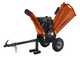 Wortex Drake D420/120L-E - Broyeur de branches thermqiues  - Moteur Loncin G420F avec d&eacute;marrage &eacute;lectrique
