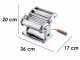 Imperia iPasta INOX- Laminoir - Machine &agrave; p&acirc;te manuelle - P&acirc;te lisse