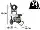 Nettoyeur haute pression thermique Comet FDX2 CXD 10/220 - Moteur Honda GP 200 - &agrave; essence