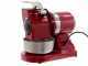 RGV Robusta - R&acirc;pe &agrave; fromage &eacute;lectrique de table Red - En aluminium moul&eacute; - 450W