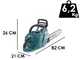 Makita UC012GZ - Tron&ccedil;onneuse &agrave; batterie  - Guide 40 cm - SANS BATTERIE NI CHARGEUR