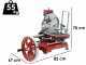 Berkel B114 - Trancheuse &agrave; volant - Lame en acier au chrome de 320 mm - Rouge