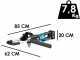 Makita DG001GT105 - Tari&egrave;re &agrave; batterie - 40V 5Ah - FORETS NON INCLUS