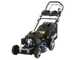 BullMach ACHILLE 51 - Tondeuse &agrave; gazon thermique tract&eacute;e - 4 en 1 -  Moteur de 224 cc - D&eacute;marrage &eacute;lectrique