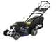 BullMach ACHILLE 51 - Tondeuse &agrave; gazon thermique tract&eacute;e - 4 en 1 -  Moteur de 224 cc - D&eacute;marrage &eacute;lectrique
