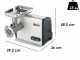 Sirman TC 12 Dakota - Hachoir &agrave; viande &eacute;lectrique - en acier inox - 1100W