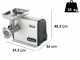 Sirman TC 22 Dakota - Hachoir &agrave; viande &eacute;lectrique - en aluminium et acier inox - 1100W