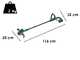 Coupe-bordures &agrave; batterie - Bosch EasyGrassCut 18V / 26  - 18 V 2 Ah