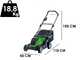 Tondeuse &eacute;lectrique &agrave; batterie Greenworks G48LM41 48V - 41 cm - Batterie 4Ah