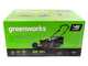 Greenworks GD48LM46SP - Tondeuse &agrave; gazon autotract&eacute;e &agrave; batterie 48V/4Ah - Coupe 46 cm