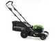 Greenworks GD48LM46SP - Tondeuse &agrave; gazon autotract&eacute;e &agrave; batterie 48V/4Ah + une batterie 48V 2Ah offerte - Coupe 46 cm