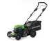 Greenworks GD48LM46SP - Tondeuse &agrave; gazon autotract&eacute;e &agrave; batterie 48V/4Ah + une batterie 48V 2Ah offerte - Coupe 46 cm