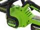 Greenworks GD24CS30 - Tron&ccedil;onneuse &eacute;lectrique  24V - Guide de 30 cm - SANS BATTERIE NI CHARGEUR